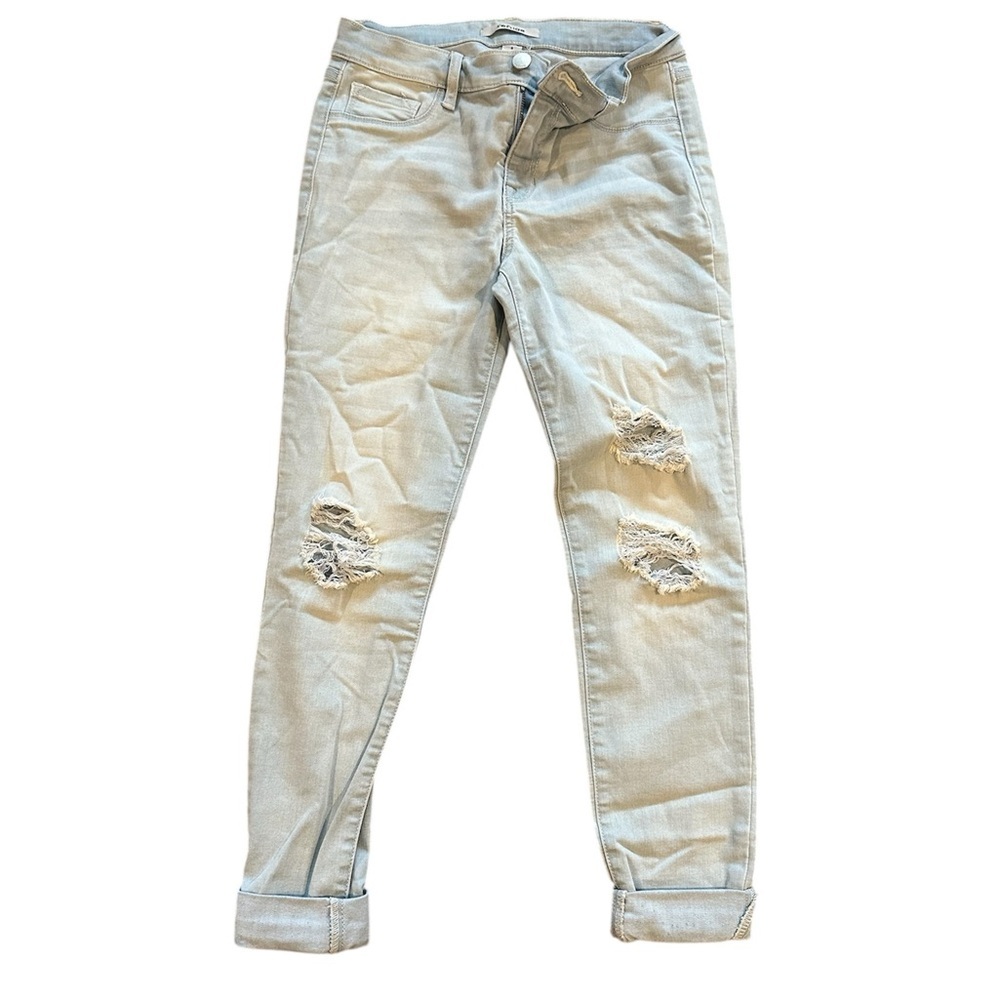 Refuge Light Blue Distressed Boyfriend Jeans